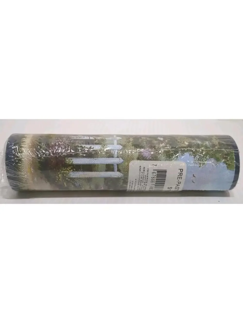 Country Garden Arbor Cottage Gazebo White Picket Fence Blue Wallpaper Border 6